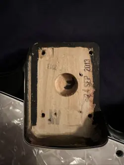 BLACK STRATOCASTER BODY