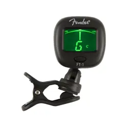 FENDER FT-1 PRO CLIP-ON TUNER BLACK CLIP