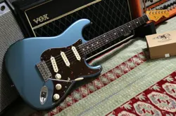 FENDER JAPAN STRATOCASTER BLUE METALLIC ELECTRIC GUITAR FREE SHIPPING FROM JAPAN