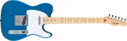 FENDER STANDARD TELECASTER MAPLE FINGERBOARD WHITE PICKGUARD AQUA MARINE METALLI