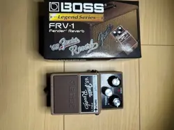 BOSS FRV-1 '63 FENDER REVERB WITH ORIGINAL BOX GUITAR EFFECT PEDAL FROM JAPAN