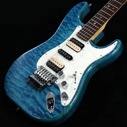 FENDER MICHIYA HARUHATA STRATOCASTER CARIBBEAN BLUE TRANS *KJ898