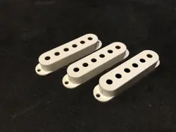 GENUINE FENDER STRATOCASTER PICKUP COVERS WHITE