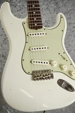 FENDER CUSTOM SHOP LTD 62/63 STRATOCASTER RELIC / AGED OLYMPIC WHITE #GGARF