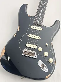FENDER CUSTOM SHOP F24 LIMITED 1967 STRATOCASTER RELIC AGED BLACK #GGBA4