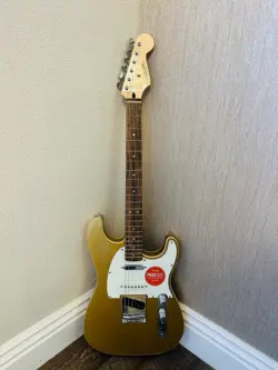 SQUIER BY FENDER PARANORMAL CUSTOM NASHVILLE TELECASTER AZTEC GOLD GUITAR