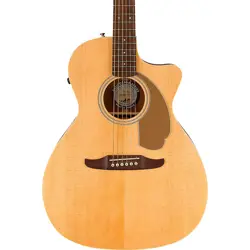 FENDER CALIFORNIA NEWPORTER PLAYER ACOUSTIC-ELECTRIC GUITAR NATURAL