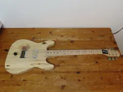 LEFTY/RIGHTY SYMMETRICAL PROTOTYPE GUITAR FENDER TELECASTER STYLE HARDSHELL CASE