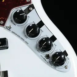 FENDER AMERICAN ULTRA JAZZ BASS V MAPLE FINGERBOARD ARCTIC PEARL 4.41KG SAFE DEL