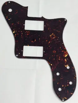 BROWN TORTOISE FOR FENDER SQUIER TELECASTER DELUXE PAF STYLE GUITAR PICKGUARD