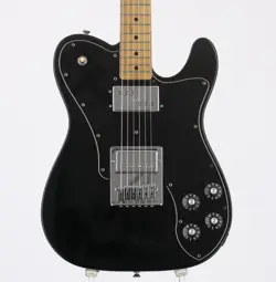 FENDER CLASSIC SERIES 72 TELECASTER CUSTOM MN1P BLACK MOD ELECTRIC GUITAR USED