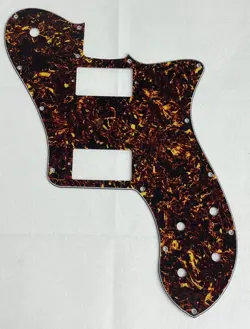 BROWN TORTOISE FOR FENDER US '72 TELECASTER STANDARD HUMBUCKER GUITAR PICKGUARD