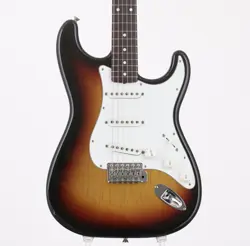 FENDER JAPAN STC-62 3 TONE SUNBURST USED ALDER BODY MAPLE NECK W/SOFT CASE