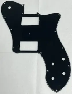 BLACK 3-PLY FOR FIT FENDER PROFESSIONAL TELE DELUXE HUMBUCKER GUITAR PICKGUARD
