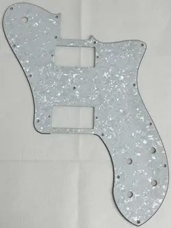 WHITE PEARL FOR FIT FENDER PROFESSIONAL TELE DELUXE HUMBUCKER GUITAR PICKGUARD