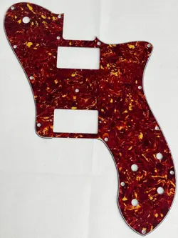 RED TORTOISE FOR FIT FENDER PROFESSIONAL TELE DELUXE HUMBUCKER GUITAR PICKGUARD