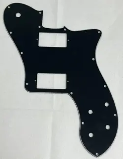 BLACK 3-PLY FOR FIT FENDER US '72 TELECASTER STANDARD HUMBUCKER GUITAR PICKGUARD
