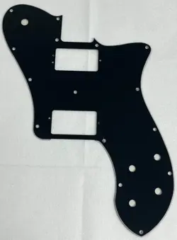 BLACK 3-PLY FOR FIT FENDER PROFESSIONAL TELE DELUXE SHAWBUCKER GUITAR PICKGUARD