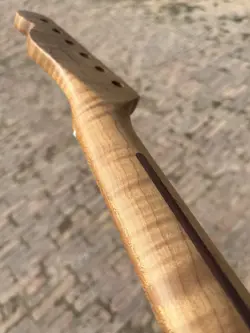 22FRETS ROASTED FLAME MAPLE  TELE ELECTRIC GUITAR NECK FENDER STRAT PART HANDLE