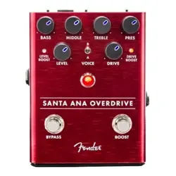 USED FENDER EFFECTOR SANTA ANA OVERDRIVE PEDAL BATTERYINCLUDED NO.KM1298