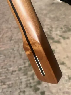 ELECTRIC GUITAR NECK 21 FRETS ST HANDLE ROASTED MAPLE FENDER STRAT PART MATTE