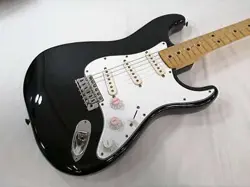 FENDER STRAT GTR M/N BLK ELECTRIC GUITAR SAFE DELIVERY FROM JAPAN