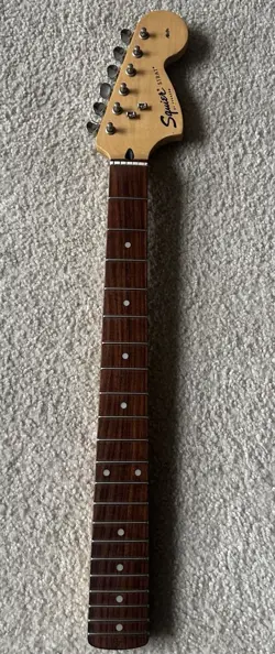 2000 FENDER SQUIER AFFINITY STRATOCASTER NECK 70'S STYLE HEADSTOCK EXCELLENT!