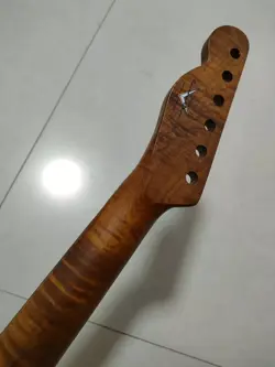 22FRET ROASTED FLAME MAPLE ELECTRIC GUITAR NECK ROSEWOOD FOR FENDER TELE REPLACE
