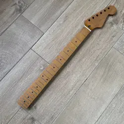 22 FRET ROASTED MAPLE ST ELECTRIC GUITAR NECK NITRO SATIN FOR DIY FENDER STRAT