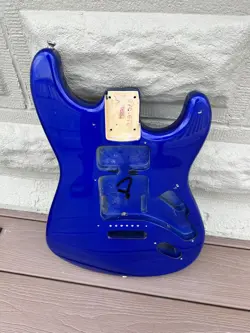 FENDER SQUIER AFFINITY STRATOCASTER GUITAR BODY COLBALT BLUE PROJECT GUITAR BODY