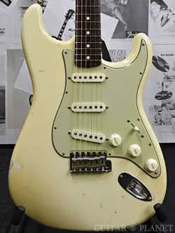 FENDER CUSTOM SHOP MBS 1960 STRATOCASTER JOURNEYMAN RELIC -AGED OLYMPIC WHITE