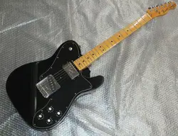 FENDER VINTERA '70S TELECASTER CUSTOM BLACK ELECTRIC GUITAR - VINTAGE STYLE
