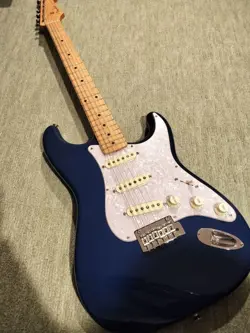 FENDER MADE IN JAPAN HYBRID STRATOCASTER INDIGO BLUE USA VINTAGE PICKUPS