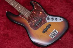 FENDER AMERICAN STANDARD JAZZ BASS USED 2008 ALDER BODY MAPLE NECK W/HARD CASE