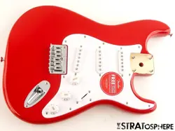 FENDER SQUIER SONIC SERIES STRATOCASTER HT STRAT LOADED BODY TORINO RED