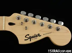 FENDER SQUIER SONIC MUSTANG SERIES GUITAR NECK + TUNERS, GUITAR MN MAPLE!