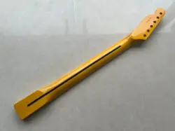 DIY 22 FRET YELLOW GLOSS MAPLE GUITAR NECK FOR DIY FENDER TELECASTER NECK STYLE