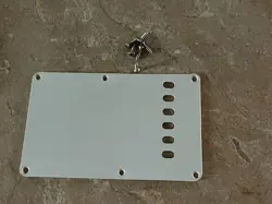 1970S FENDER STRATOCASTER GUITAR TREMOLO BACK COVER WHITE