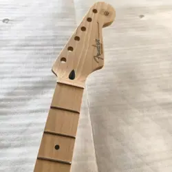 22 FRET STRAT ELECTRIC GUITAR NECK PART MAPLE  FOR FENDER REPLACE MATTE