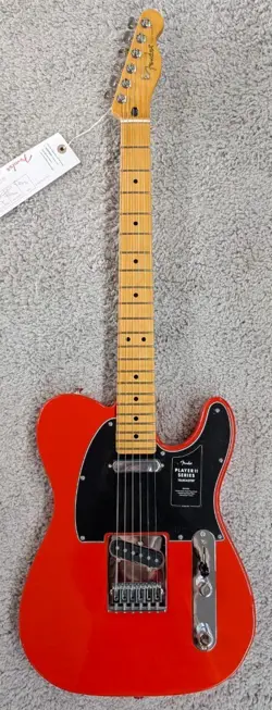 FENDER PLAYER II TELECASTER ELECTRIC GUITAR, MAPLE FINGERBOARD, CORAL RED - MIM 