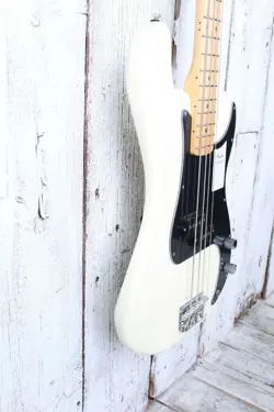 FENDER STANDARD PRECISION BASS 4 STRING ELECTRIC BASS GUITAR OLYMPIC WHITE