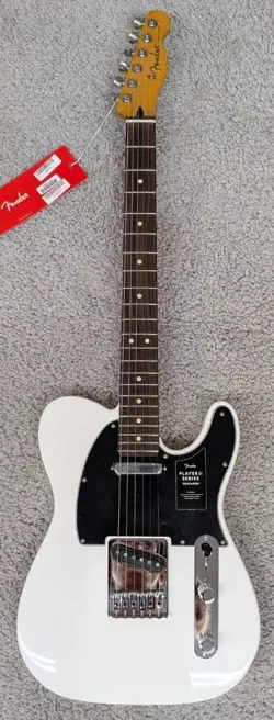 FENDER PLAYER II TELECASTER GUITAR, ROSEWOOD FINGERBOARD, POLAR WHITE - MIM 