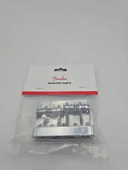 FENDER® HIMASS™ 4-STRING CHROME BASS BRIDGE~W/HARDWARE~BADASS STYLE