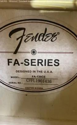 GUITAR FA-SERIES