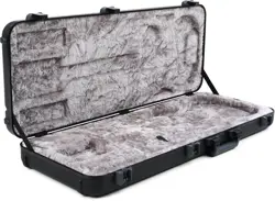 FENDER DELUXE MOLDED STRATOCASTER/TELECASTER CASE - BLACK (2-PACK) BUNDLE