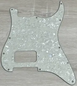 FOR FENDER STRATOCASTER START SINGLE HUMBUCKER GUITAR PICKGUARD, IVORY WHITE