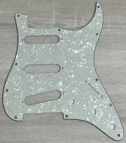 FITS FENDER JIMI HENDRIX START BRIDGE REVERSED 11 HOLE GUITAR PICKGUARD IVORY