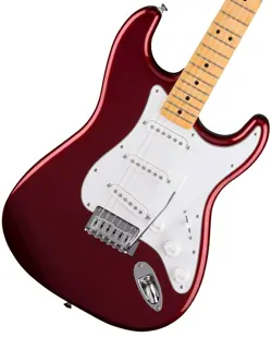 FENDER STANDARD STRATOCASTER   WHITE PICKGUARD CANDY COLA