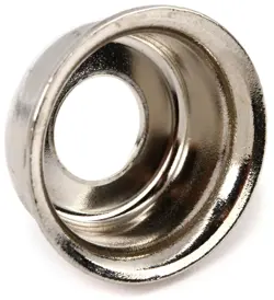 FENDER TELECASTER JACK FERRULE - NICKEL (5-PACK) BUNDLE