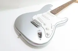 SQUIER BY FENDER STRATOCASTER 6-STRING SOLID BODY ELECTRIC GUITAR - SILVER